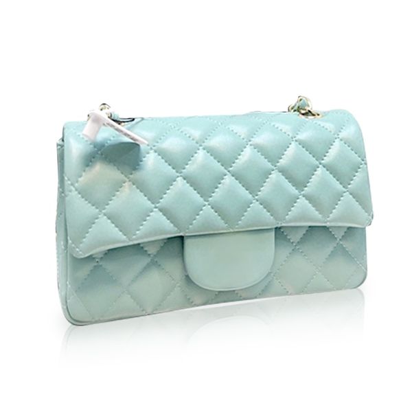 

designer handbag handbags mini clutch bag genuine leather with metal chain 10 colors branded women shoulder bag