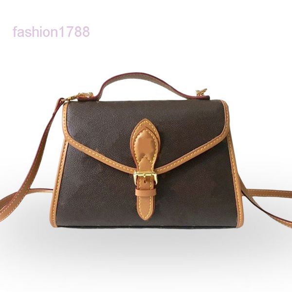 

evening bags shoulder bag handbag women crossbody purse messenger bags fashion letter print vintage hardware buckle thread m