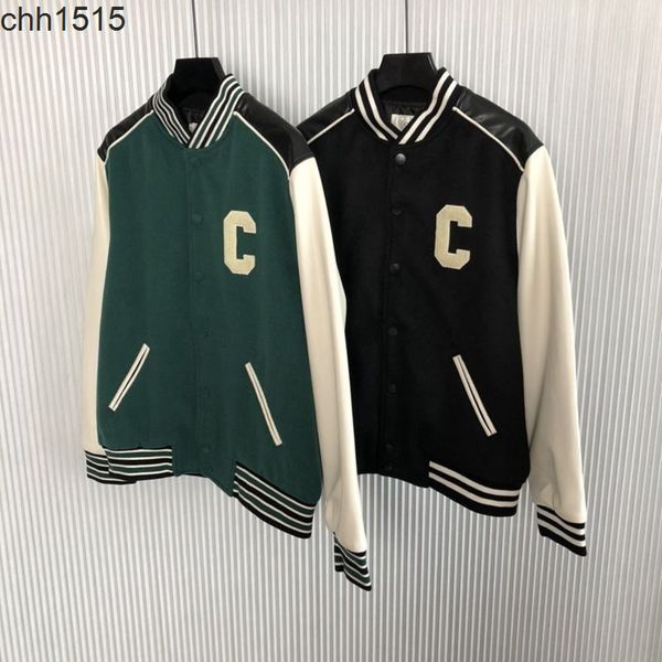 

balencaigass high version 2022ss spring and summer new product counter fw new zhang zai leather sleeve splicing jacket, Black;brown