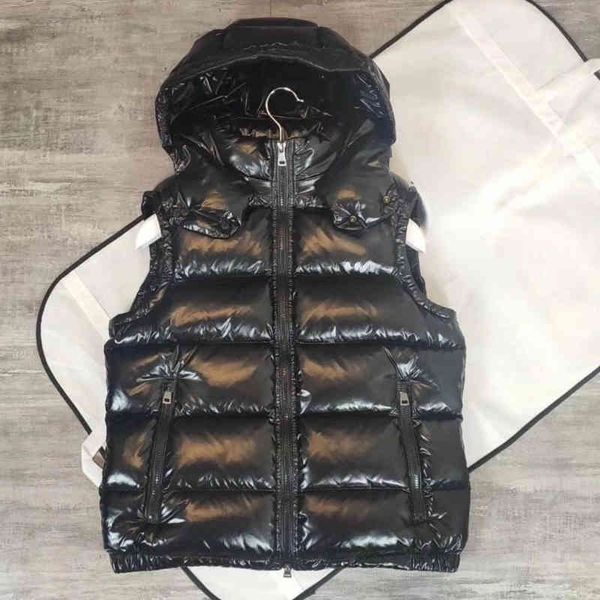 

22ss mens vest designer down jacket hooded zipper jackets winter warm cardigan coat men women fashion vests 4xl 5xl, Black;white