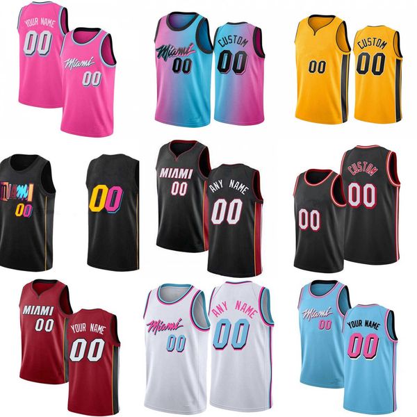 

printed 75th custom mens womens youth miami''heat''8 markieff morris 11 kz okpala 31 max strus 17 p.j. tucker basketball, Black;red