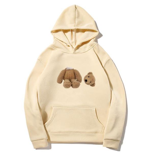 

mens hoodies fashion womens sweatshirts designer hoodie palms bear hoodies men's color grey black red 100% pure cotton size xs-xxxl