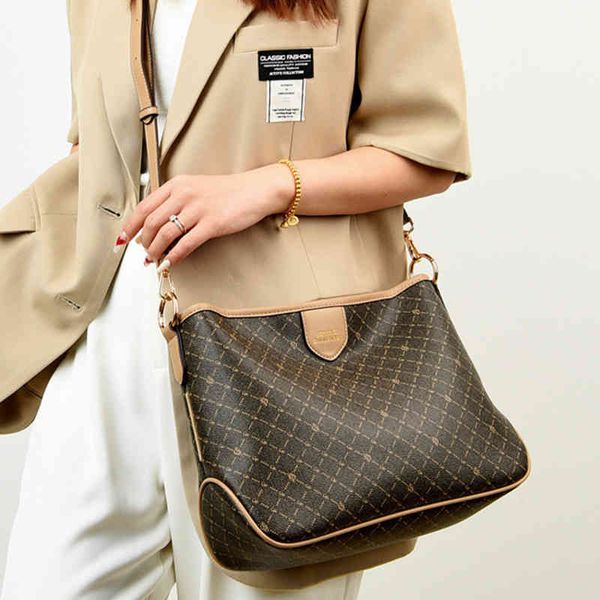 

handbags women's bag 2022 new fashion high-capacity commuter messenger printed casual purses