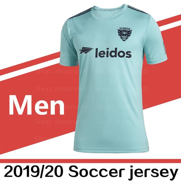 

2019 2020 washington parley mls dc united soccer jerseys rooney women men soccer shirt 19 20 acosta football uniform shirt303t, Black;blue