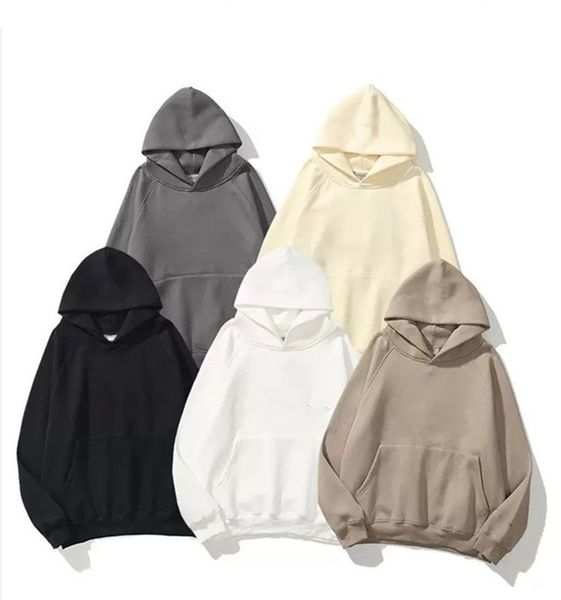 

designer warm hooded hoodies sweater men women fashion streetwear pullover long sleeve man sweatshirt loose hoodie couple clothing reflectiv, Black