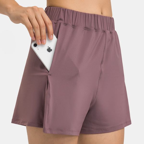 

yoga outfits running shorts for women elastic adjustment loose yoga three-point pants outdoor leisure gym leggings, White;red