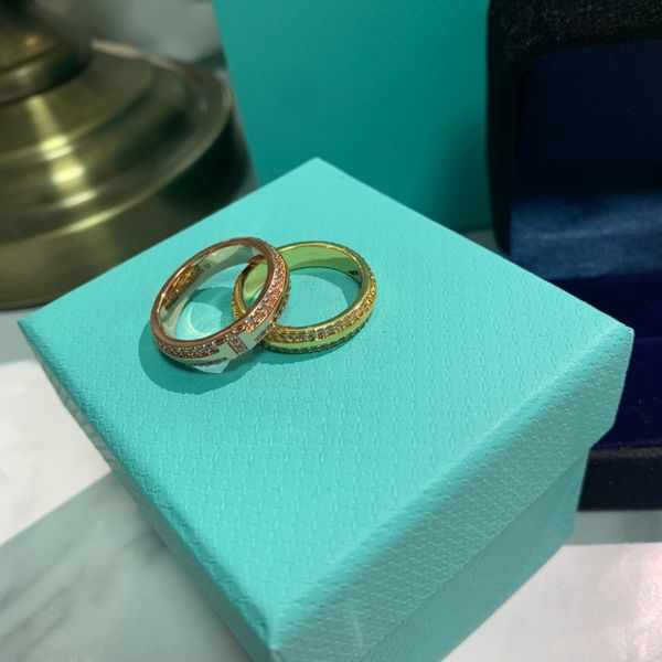 

designers ring fashion women jewelrys gift luxurys full diamond gold rings designer couple jewelry gifts simple personalized style party goo, Silver