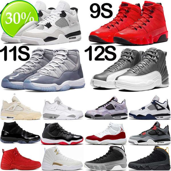 

2022 4s 9s 11s 12s basketball shoes jumpman 4 retro black cat