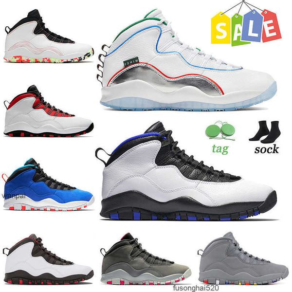 

shoes jumpman  10s mens basketball shoes wings orlando cool grey smoke chicago westbrook tinker ember glow seattle powder blue steel outdo, Black