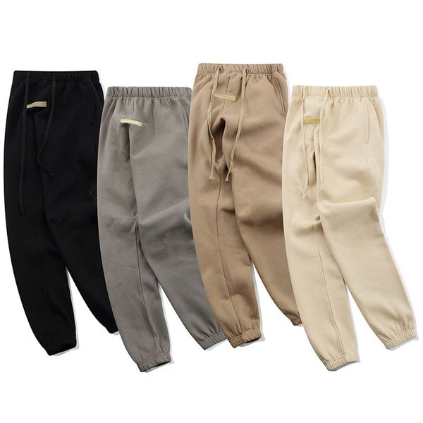 

designer thin mens sportswear pants tech fleece joggers sweatpants casual streetwear pant hip hop trousers full length trouser a70, Black