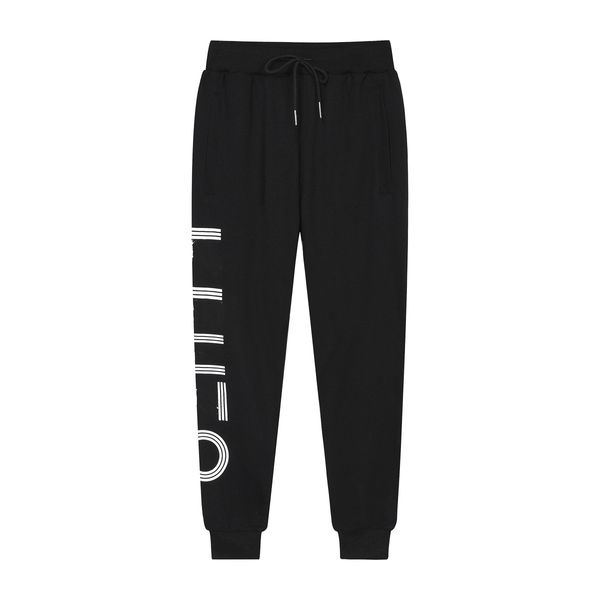 

men women pants sports high street hip-hop print letter casual sweatpants jogger pant trousers asian size s-xxl, Black