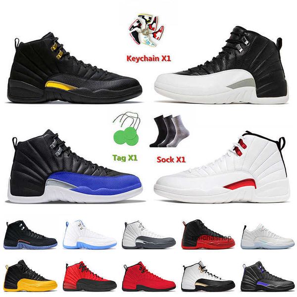 

shoes fashion 2022 jumpman 12s 12 basketball shoes black taxi playoffs hyper royal twist utility low easter reverse flu game dark concord fi