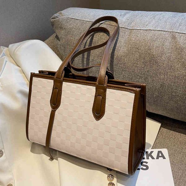 

large capacity bag female new texture single shoulder girls college students class tote bag purses outlet