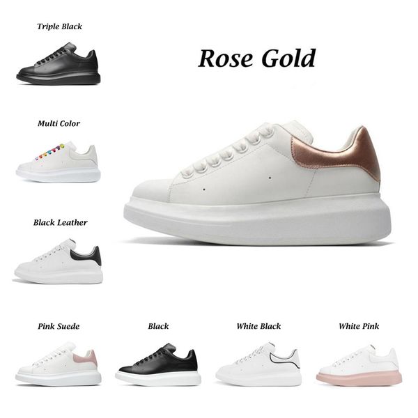 

alexander shoe woman sneaker oversized skateboarding shoes board surface layer leather mqeens man mens womens red and white light designer o