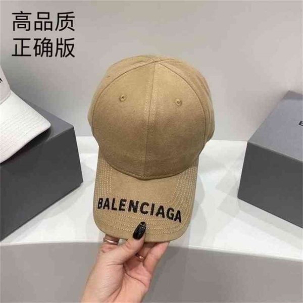 

designer ball paris caps balencaig star same style baseball cap mens womens duck tongue outdoor versatile sunshade trendy essential hk4k, Blue;gray