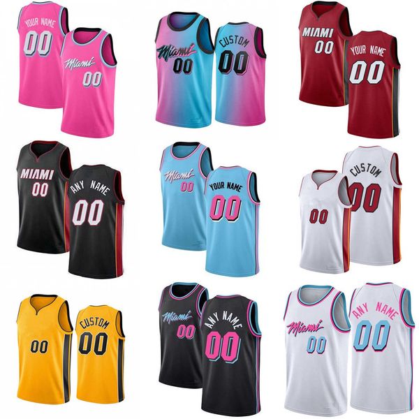 

75th custom jersey miami''heat''women youths gabe 2 vincent omer 77 yurtseven caleb 16 martin dwyane 3 wade basketball j, Black;red
