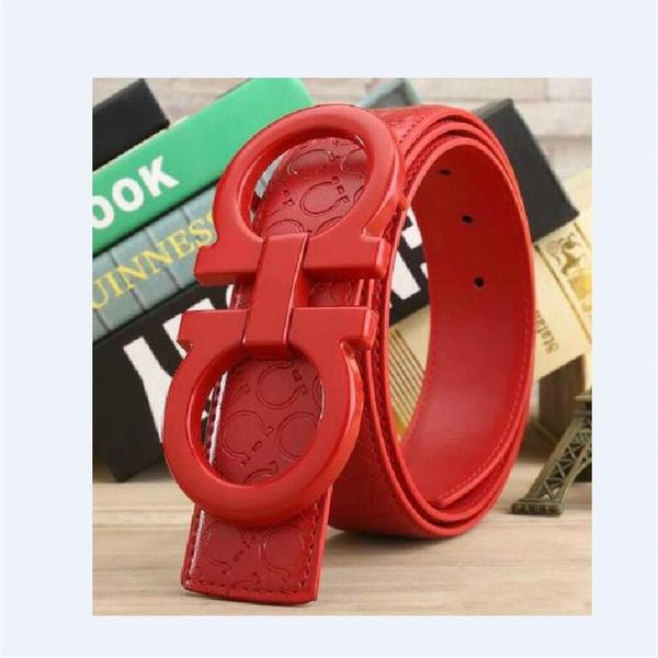 

big buckle belts mens womens belt black genuine leather silver gold smooth buckle men designers belts with box 219q, Black;brown