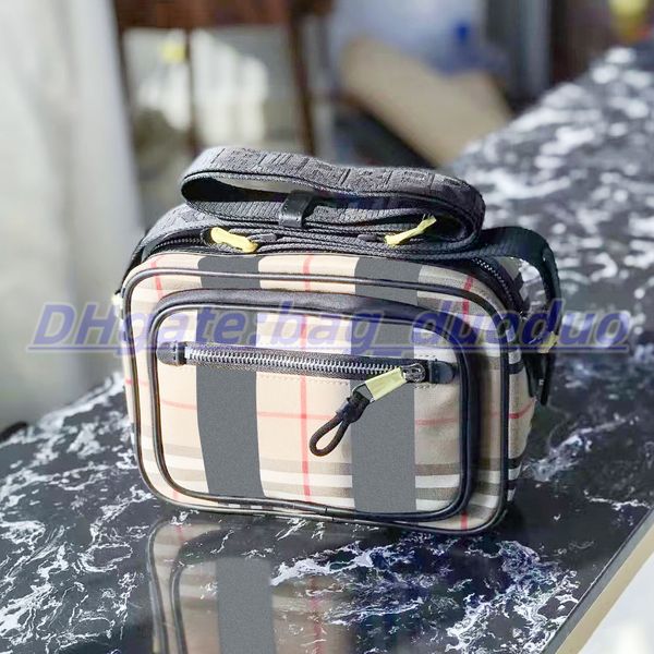 

vintage luxurys burbrery designers check leather mens crossbody bag large brand camera classic stripes nylon tb women's wallet sling fa