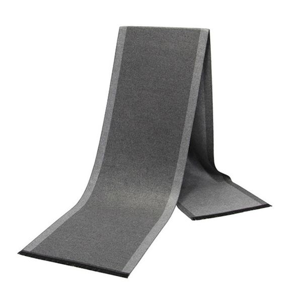 

scarves european style luxury men s scarf business casual thick wool scarves imitation cashmere wrap warm brushed men lattice 220913, Blue;gray