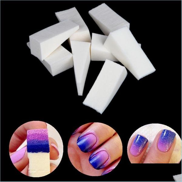 

nail manicure set wholesale- 24pcs new woman salon nail sponges stamp stam polish transfer tool diy for uv acrylic color homeindustry dhxsl