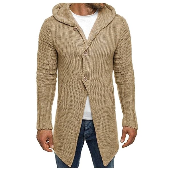 

mens sweaters long trench coat sport s and blazers wool autumn winter fashion casual single s 220914, White;black