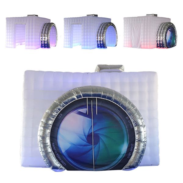 

party activities camera shape inflatable p booth led wedding tent with for events