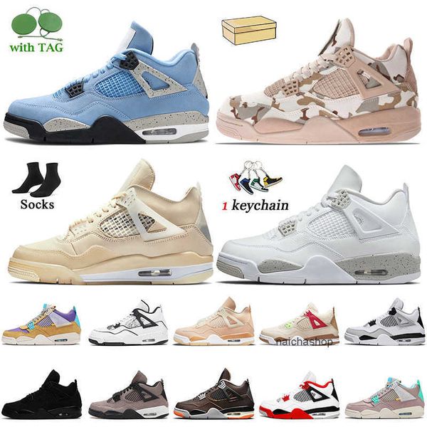 

shoes 4s basketball shoes women men jumpman 4 sneakers university blue veterans day white oreo sail military black wild things infrared shim