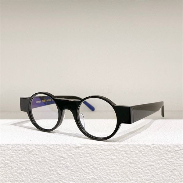 

james tart 368 optical eyeglasses for retro style anti-blue light lens plate square frame glasses with box, White;black