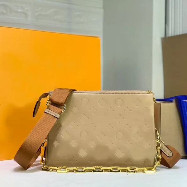 

handbags women crossbody bag classic coussin shoulder bags small flap handbag purse genuine leather multi pochette embossed wallets removabl