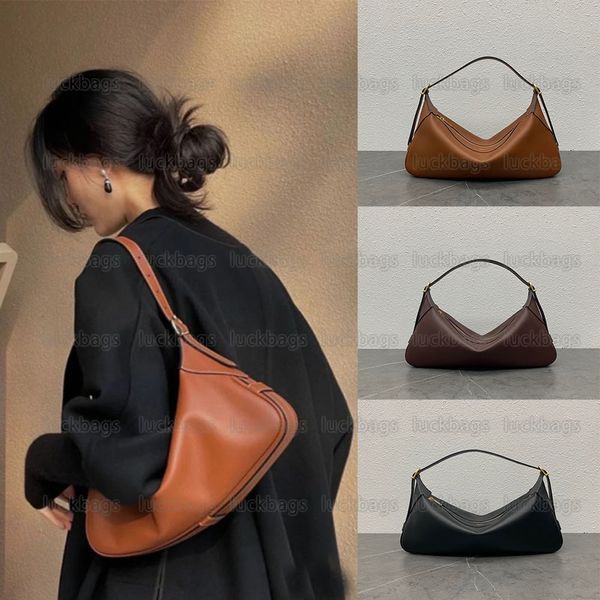 

medium romy supple calfskin armpit totes bags lisa same shoulder tote bag luxury designer handbag purse zipped closure crossbody wallet