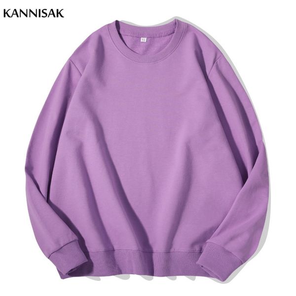 

women's hoodies sweatshirts spring autumn womens sweatshirt o-neck solid harajuku pullovers multicolor casual cotton woman knit streetw, Black