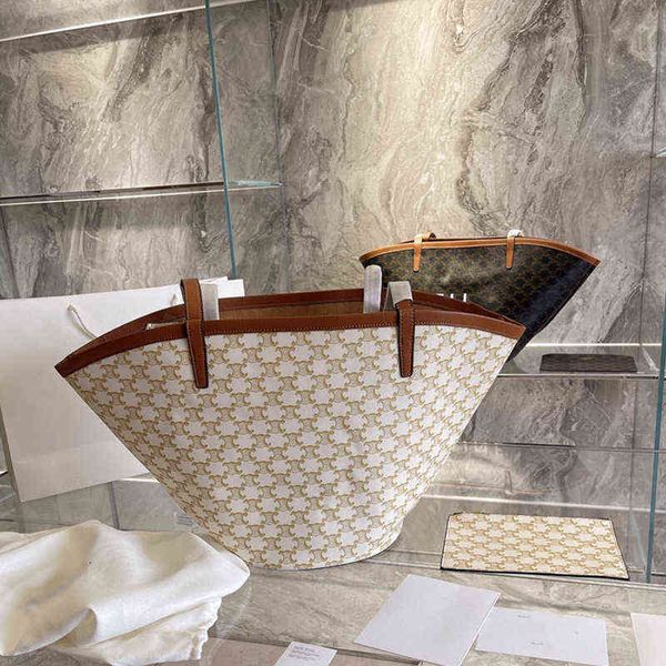 

shoulder bag celibag designer bags fan tote bag women high-capacity shopping bags leather handbag bucket 220519