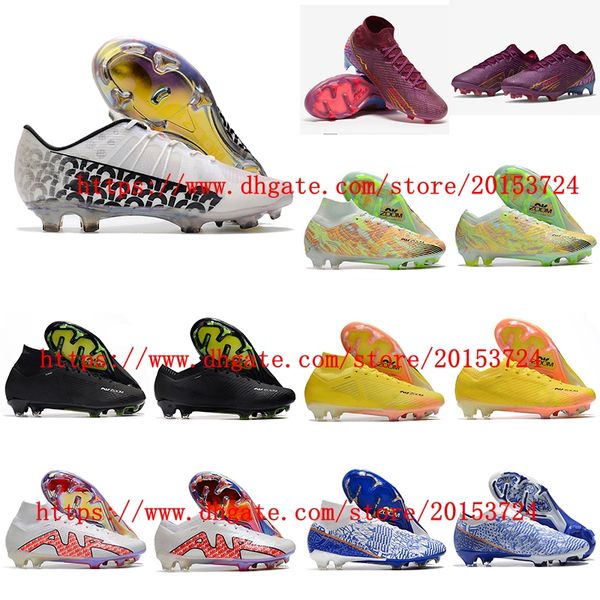 

2022 mens soccer shoes zoomes mercurial superfly ix elite fg football boots outdoor cleats elite scarpe calcio sneakers spikes men firm grou, White;red