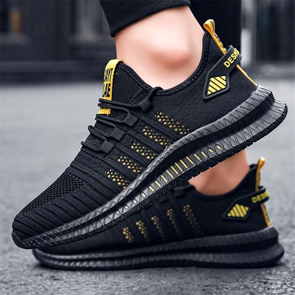 

height increasing shoes summer men lac-up mesh casual lightweight comfortable walking sneakers tenis masculino zapatillas hombre 220914, Black;white