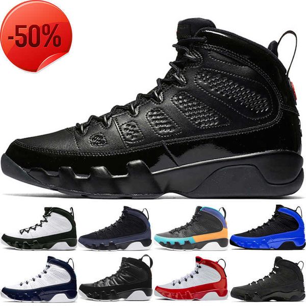 

9 9s shoes for mens basketball shoes bred og space jam racer blue dream it do itman black blue sports sneakers