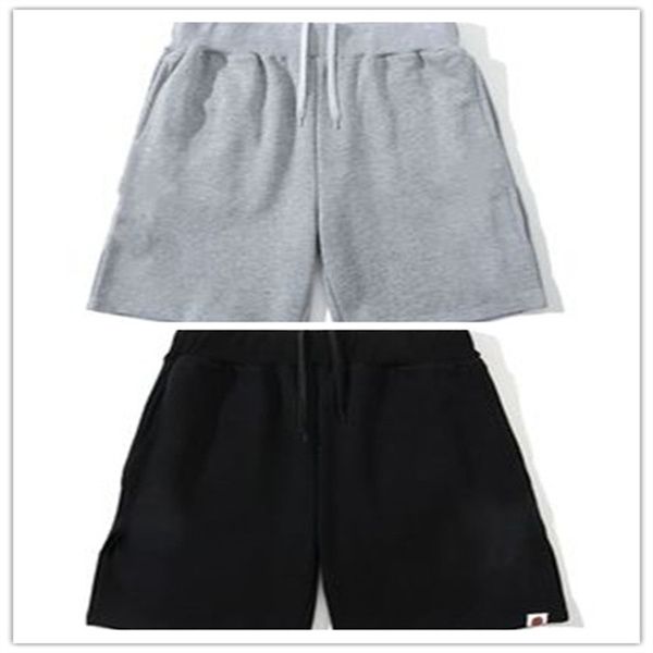 

designer workout short double-deck camo side print teeth casual animal print summer five trousers elastic waist size m-3xl sweat mens shorts, White;black