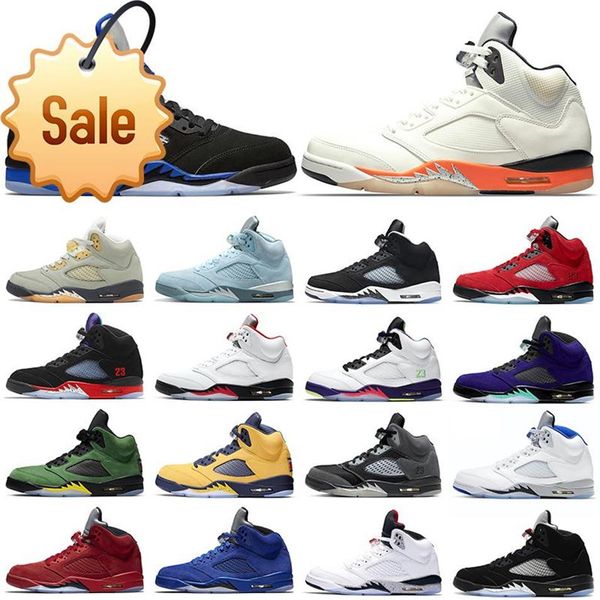 

2022 jumpman 5 men basketball shoes 5s shattered backboard oreo racer blue jade horizon bluebird raging bull white cement mens spo260j