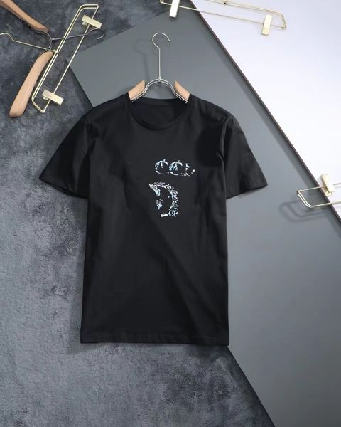 

2022dd new mens designer t shirt paris fashion tshirts summer t-shirt male 100% cotton top, White;black