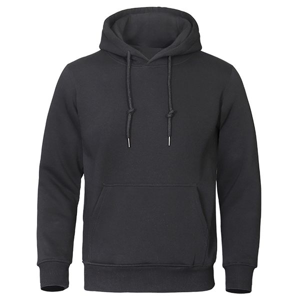 

men s hoodies sweatshirts autumn winter men fleece warm mens sweatshirt fashion streetwear casual pullovers brand hoody 220913, Black