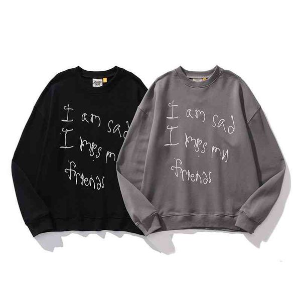 

star designer galleryes men cotton hoodies depts loose oversize men and women short sleeve shirts hip hop fashion t shirt retro cotton 5tzz, Black