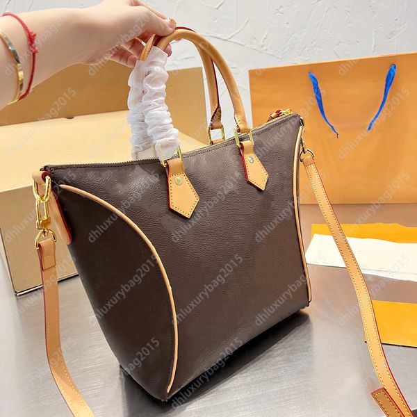 

large capacity totes leather handbags shopping vintage flower tote bags casual handbag luxury shoulder bag classic travel rs 2 colours women