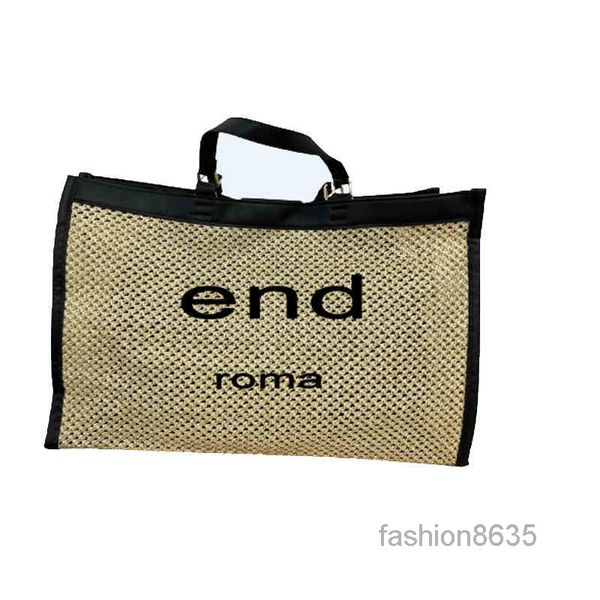 

shopping bags designer straw tote bag women summer handbag luxury shoulder bucket leather crossbody female shopping purses 220401multi poch
