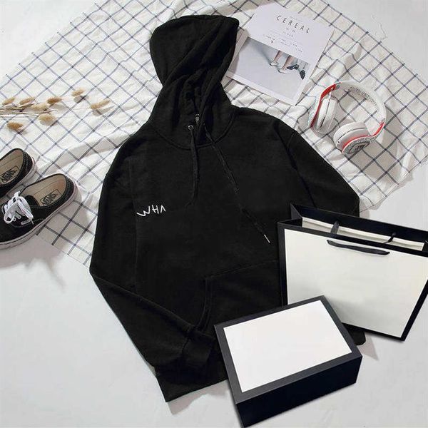 

designer men hooody with hat luxury three color available long sleeves round neck fashion casual men spring autumn hoody size m to242c, Black