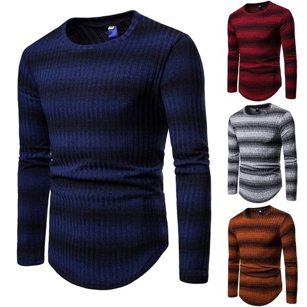 

mens sweaters fashion autumn long sleeve sweater striped patterned casual loose size plus winter outwear long hem classical youth pullovers, White;black
