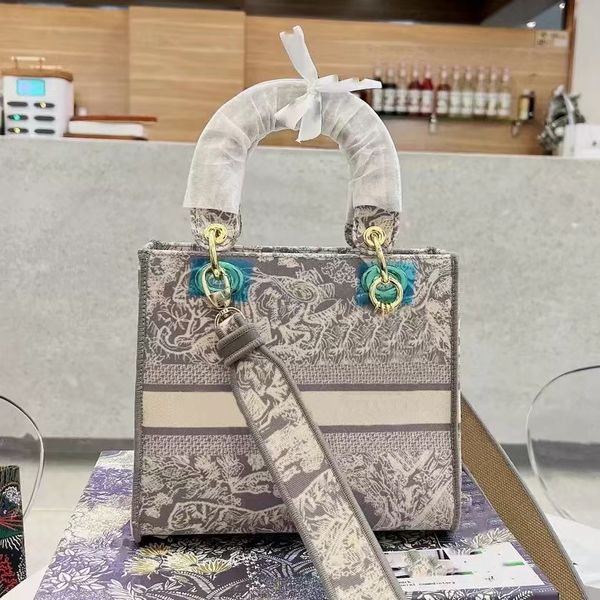 

2022 designer shoulder bags soft canvas mini handbags women crossbody luxury tote fashion shopping purse satchel printed purse beach bag flo