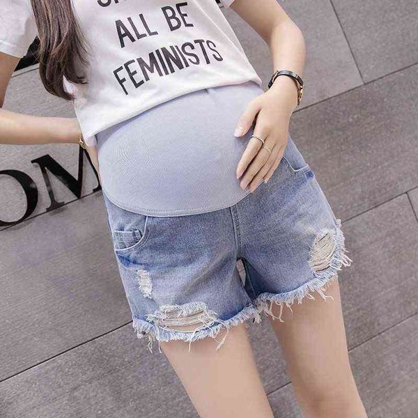 

sleep lounge & korean japan summer maternity short pregna j220823, White