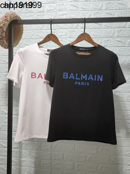 

spring summer 2020 new balencaigass stereo letter printing loose short sleeve cotton t-shirt for lovers, White;black