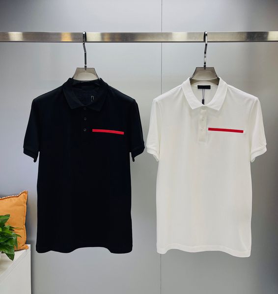 

luxurys designers summer mens drees cotton polo shirt men turn down collar casual social style giraffe brand printing man polos male 100%co, White;black