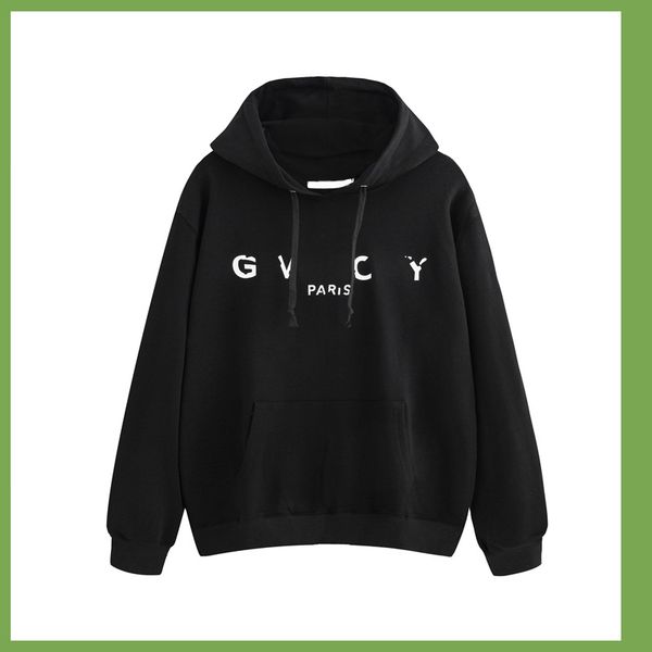 

men's hoodies sweatshirts mens hoodie for men designer sweater printing man womens hoody jacket sweatshirt casual solid colol, Black