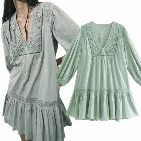 

casual dresses jenny&dave summer dress women vestidos indie folk england high street vintage embroidery v-neck mini party l5wu#, Black;gray